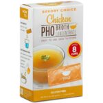 PHO Chicken Broth Concentrate, 4 Packets (15g) per Box - Gluten-Free, Diary-Free | SAVORY CHOICE