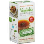 Vegetable Broth Concentrate, 12 Packets (9.6g) per Box - Gluten-Free, Diary-Free | SAVORY CHOICE