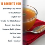 Broth Concentrate bundle with Bouillon Cup, 25 Packets - Gluten-Free, Diary-Free | SAVORY CHOICE - Image 3